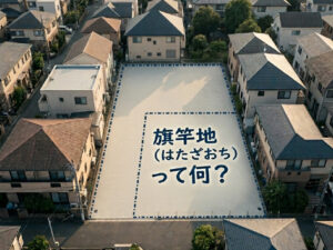 【土地】旗竿地（はたざおち）って何？売却時に知っておきたい価格と注意点